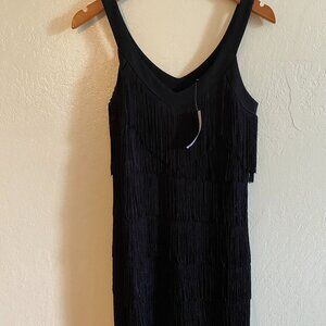 White House Black Market Flapper-Style Fringe Dress – Size XS – NWT